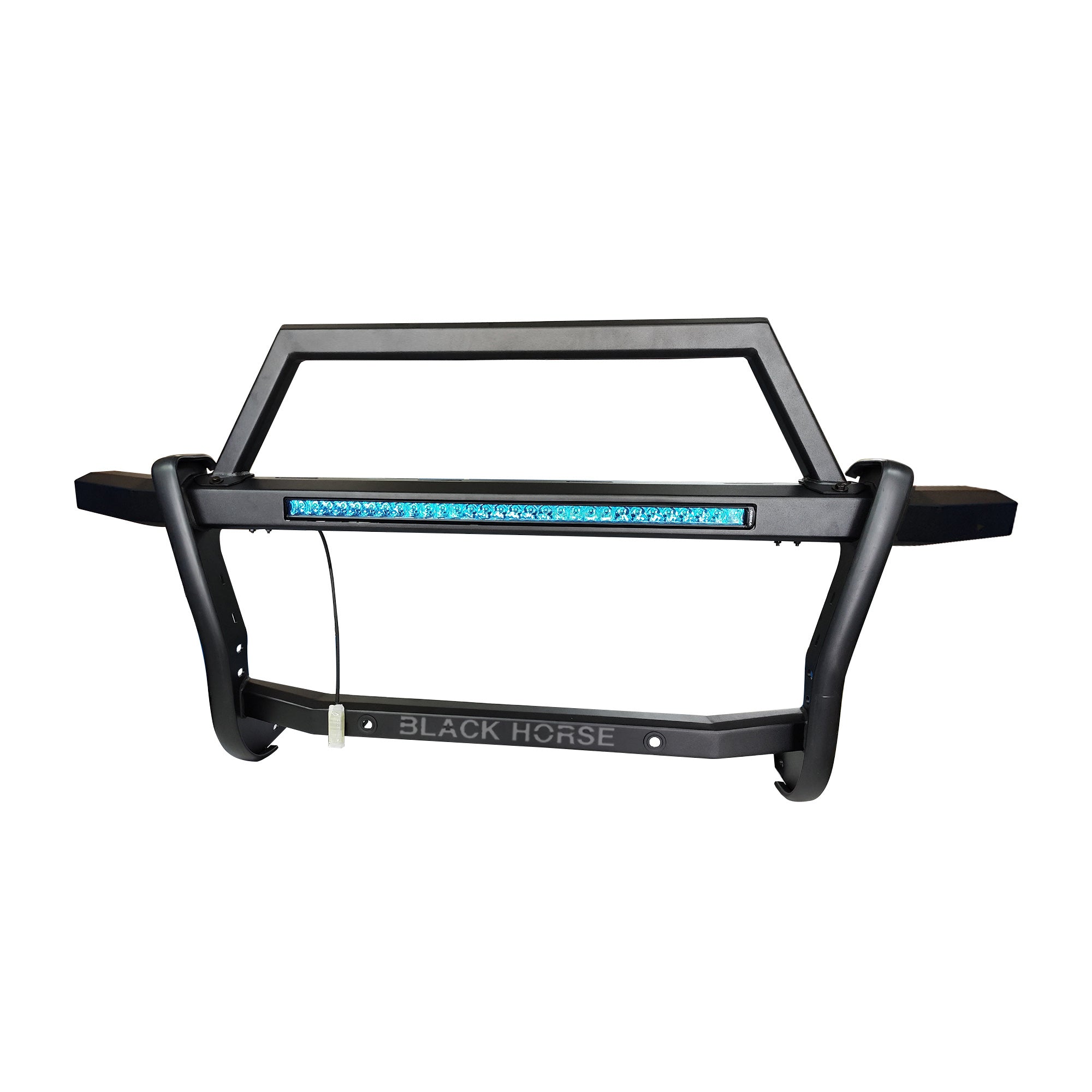 2009-2018 Dodge Ram 1500 Rambler Grille Guard Kit Modular Includes 30" LED Bar Single Row | Black Horse Off Road - Image 4