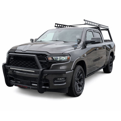 2019-2025 Dodge Ram 1500 Rambler Grille Guard Kit Modular Includes 30" LED Bar Single Row | Black Horse Off Road - Image 4