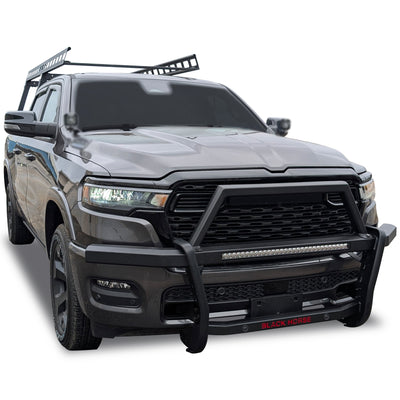 2019-2025 Dodge Ram 1500 Rambler Grille Guard Kit Modular Includes 30" LED Bar Single Row | Black Horse Off Road - Image 8