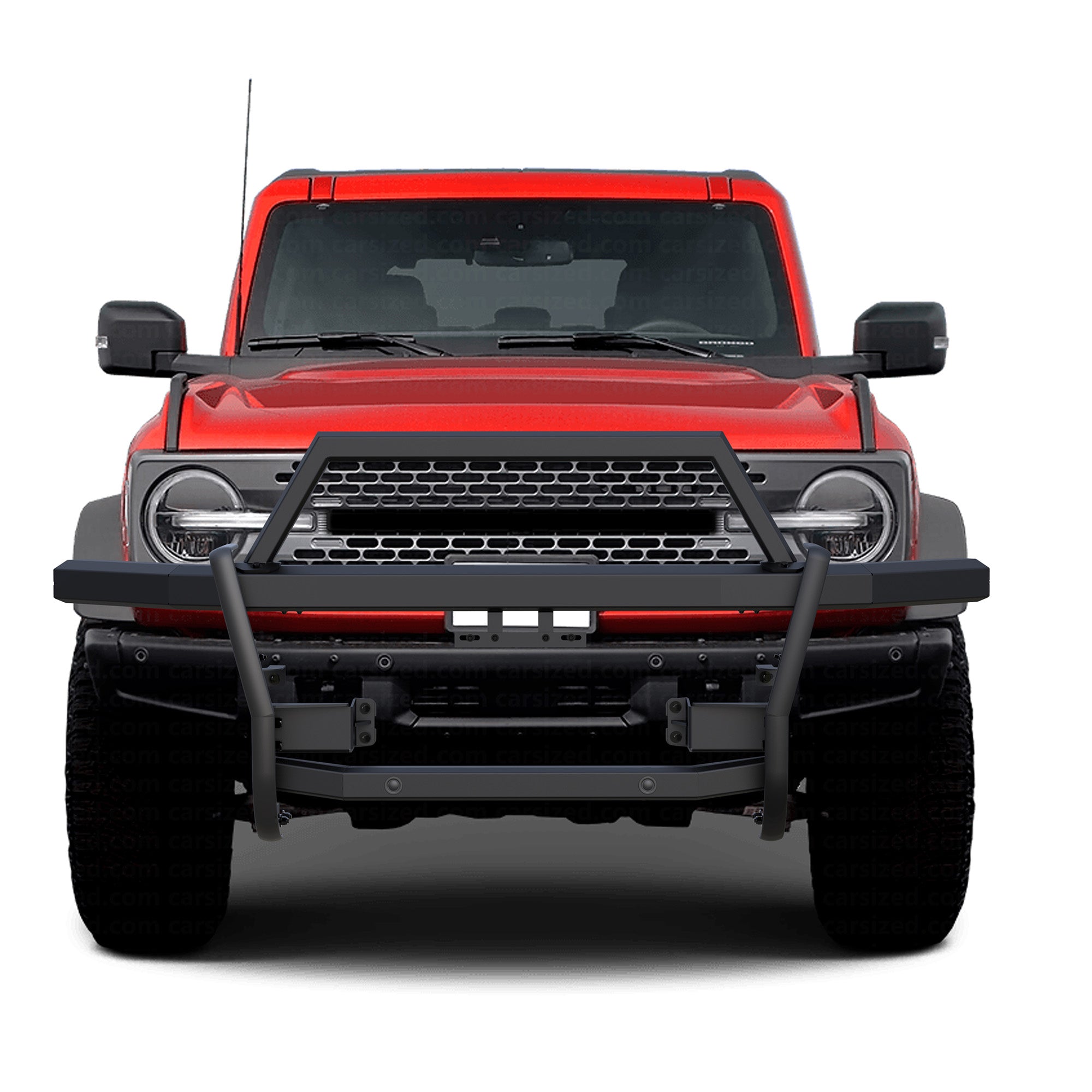 2021-2025 Ford Bronco Rambler Grille Guard Modular | Black Horse Off Road - Image 8