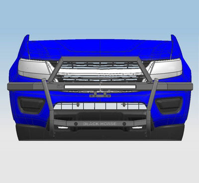 2010-2024 Toyota 4Runner Rambler Grille Guard Modular | Black Horse Off Road - Image 3