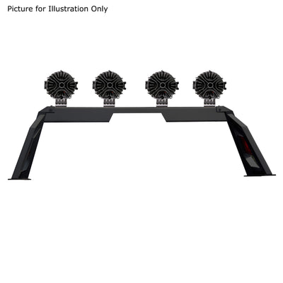 Armour Roll Bar Kit Incl. 2 pairs of 7.0"Dia.  LED  Lights w/Red Trim Rings w/ Wiring Harness and Switch | Black Horse Off Road - Image 10
