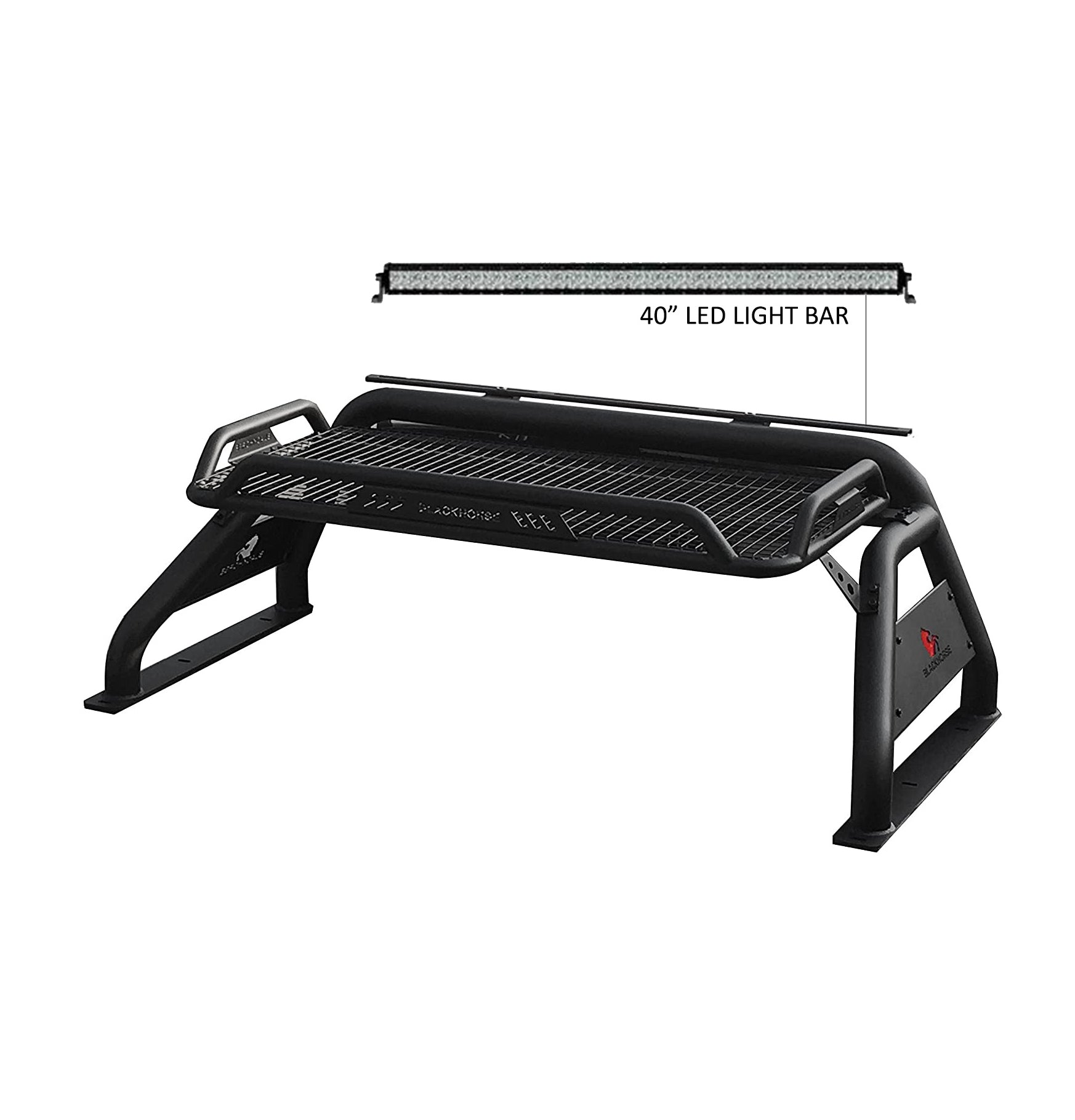 Atlas Roll Bar Kit W/40" LED light Bar | Black Horse Off Road - Image 6