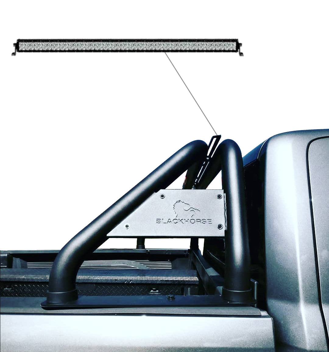 2005-2021 Nissan Frontier Classic Roll Bar Kit Includes 1 40in LED Light Bar | Black Horse Off Road - Image 5