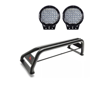 Classic Roll Bar Kit W/ Set of 9" Black Round LED Light | Black Horse Off Road - Image 5