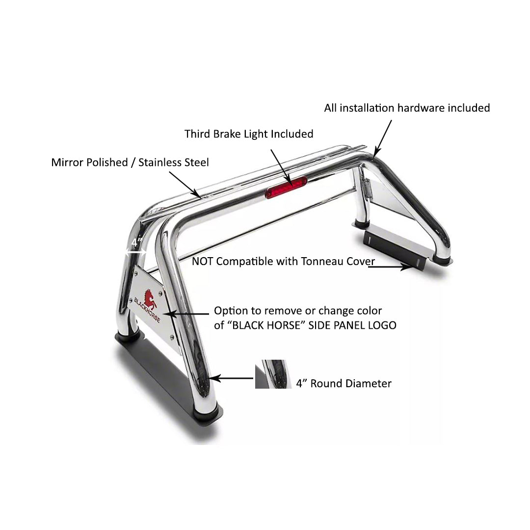 2019-2026 Dodge Ram 1500 Classic Roll Bar | Black Horse Off Road - Image 6