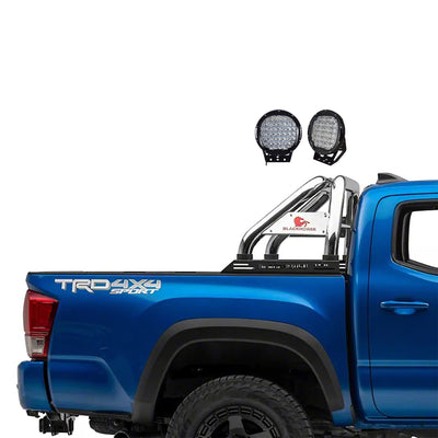 2015-2026 Canyon Classic Roll Bar Kit W/ Set of 9" Black Round LED Light | Black Horse Off Road - Image 7