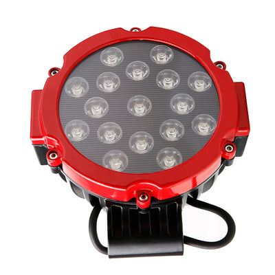 2015-2026 Canyon Classic Roll Bar Kit Incl. 2 pairs of 7.0"Dia.  LED  Lights w/Red Trim Rings w/ Wiring Harness and Switch | Black Horse Off Road - Image 2
