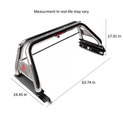 2015-2026 Canyon Classic Roll Bar Kit Incl. 2 pairs of 7.0"Dia.  LED  Lights w/Red Trim Rings w/ Wiring Harness and Switch | Black Horse Off Road - Image 6