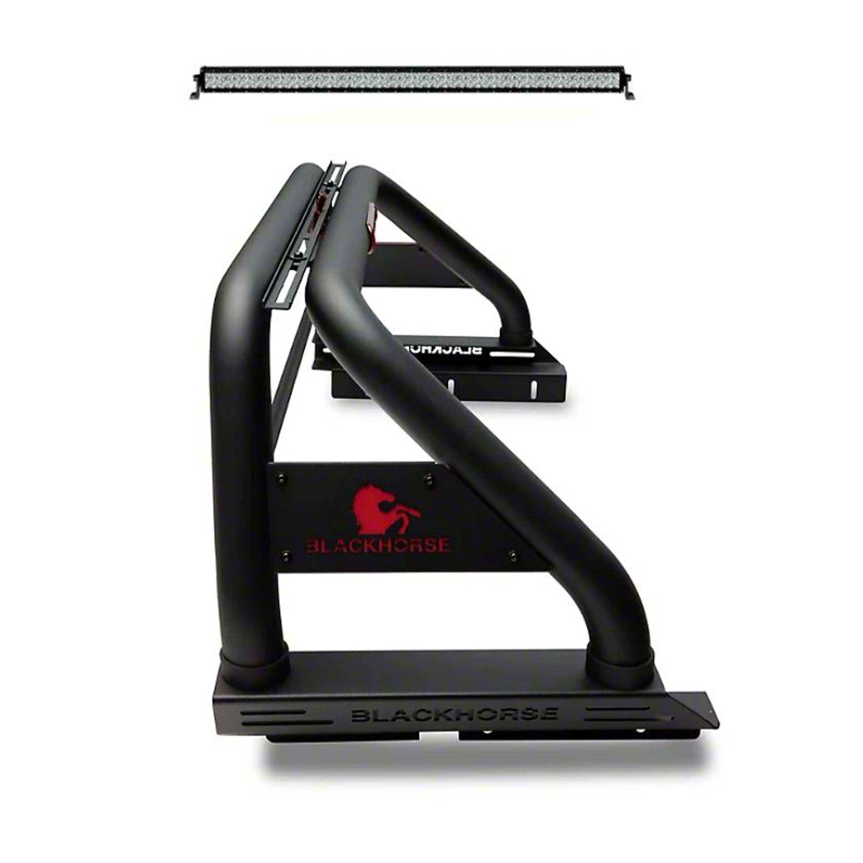 2005-2026 Toyota Tacoma Classic Roll Bar Kit Includes 1 40in LED Light Bar | Black Horse Off Road - Image 1