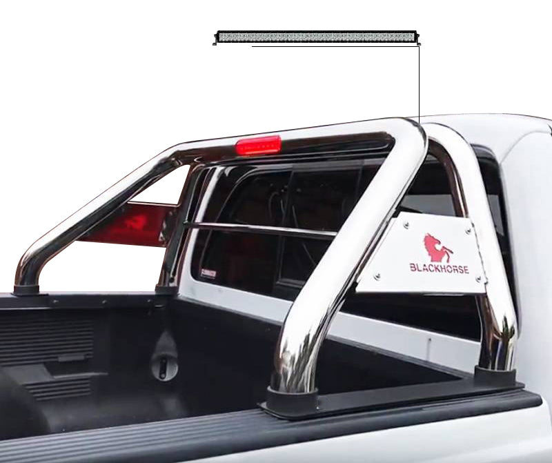 1999-2026 Ford F-250 Super Duty Classic Roll Bar Kit Includes 1 40in LED Light Bar | Black Horse Off Road - Image 8