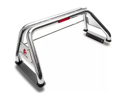 1999-2026 Ford F-250 Super Duty Classic Roll Bar Kit Incl. 2 pairs of 7.0"Dia.  LED  Lights w/Red Trim Rings w/ Wiring Harness and Switch | Black Horse Off Road - Image 5