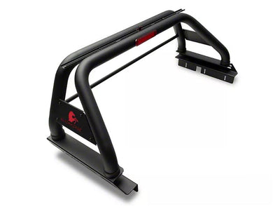 2019-2026 Ford Ranger Classic Roll Bar Kit Incl. 2 pairs of 7.0"Dia.  LED  Lights w/Red Trim Rings w/ Wiring Harness and Switch | Black Horse Off Road - Image 5