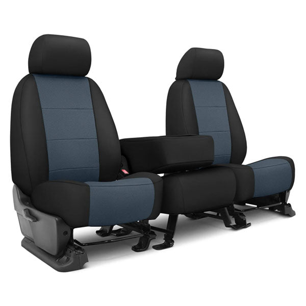 Custom Fit Truck Seat Covers for Ford, Chevy, Ram & Toyota – Retro Weave Faux Leather | Made in USA