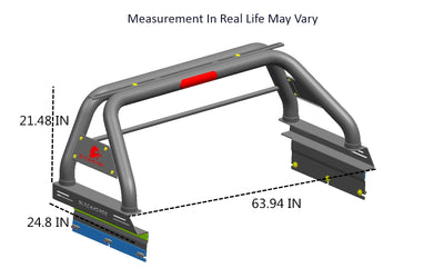 2022-2026 Nissan Frontier Classic Roll Bar | Black Horse Off Road - Image 5