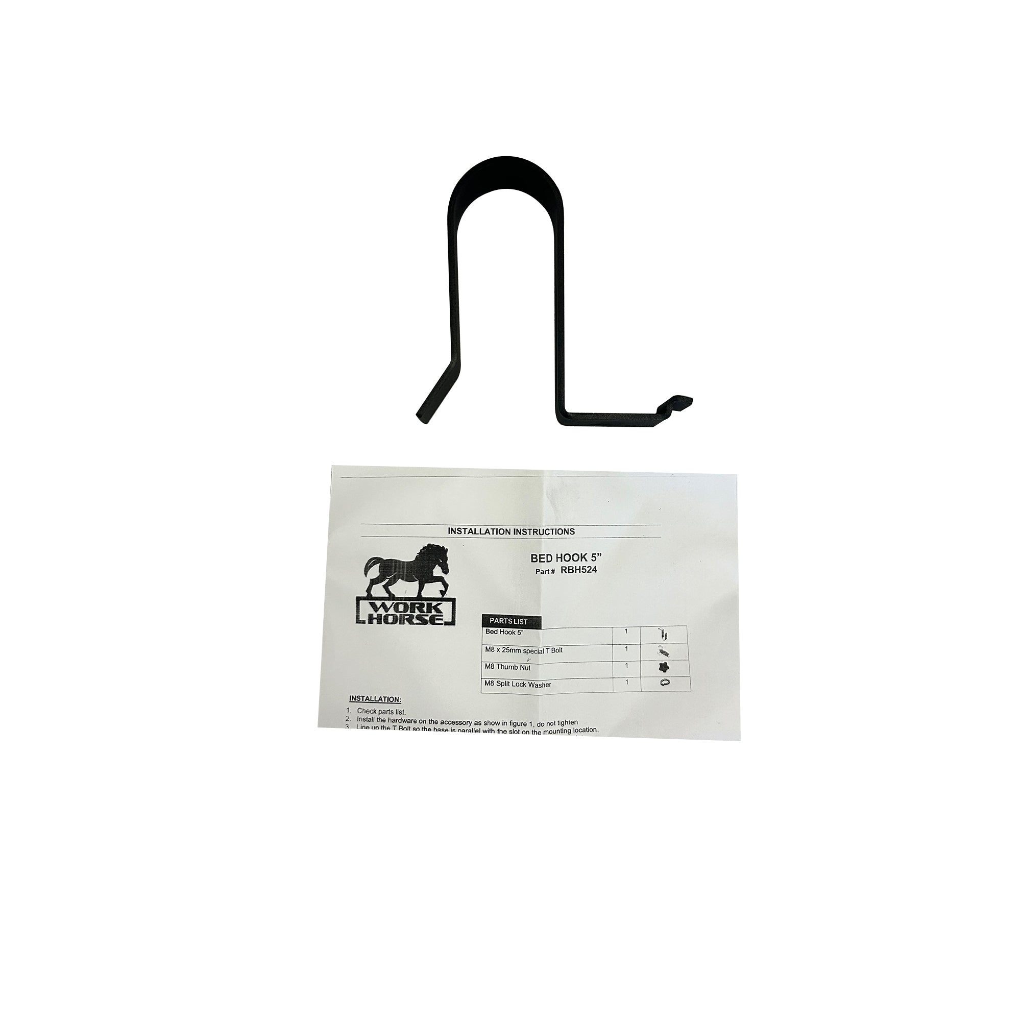 All Pickups  Base K2 Bed Hook | Black Horse Off Road - Image 1