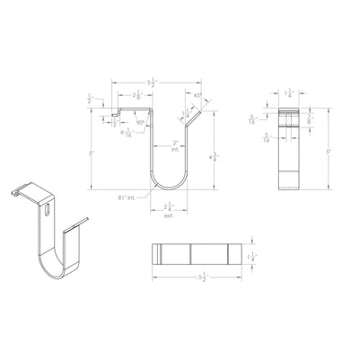 All Pickups  Base K2 Bed Hook | Black Horse Off Road - Image 2