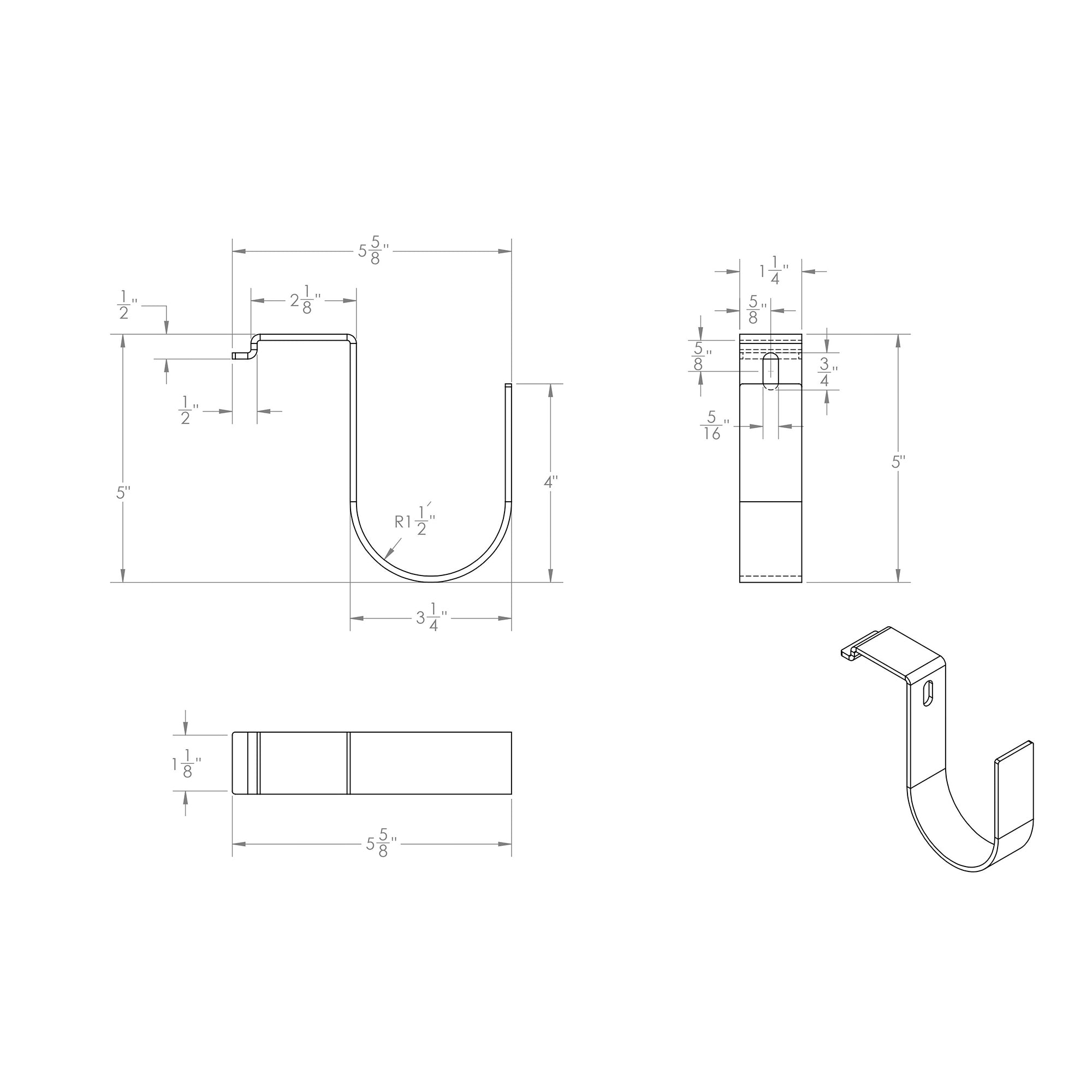 All Pickups  Base K2 Bed Hook | Black Horse Off Road - Image 4