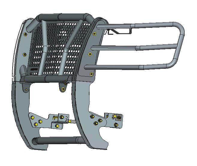 2007-2013 Chevrolet Silverado 1500 Rugged Heavy Duty Grille Guard Modular | Black Horse Off Road - Image 5