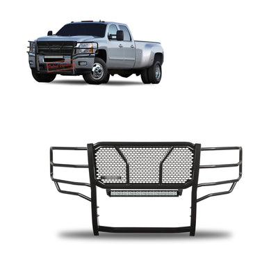 2011-2014 Chevrolet Silverado 2500 Hd Rugged Heavy Duty Grille Guard Kit Modular | Black Horse Off Road - Image 1