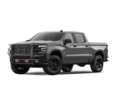 2019-2026 Chevrolet Silverado 1500 Rugged Heavy Duty Grille Guard Kit Modular | Black Horse Off Road - Image 3