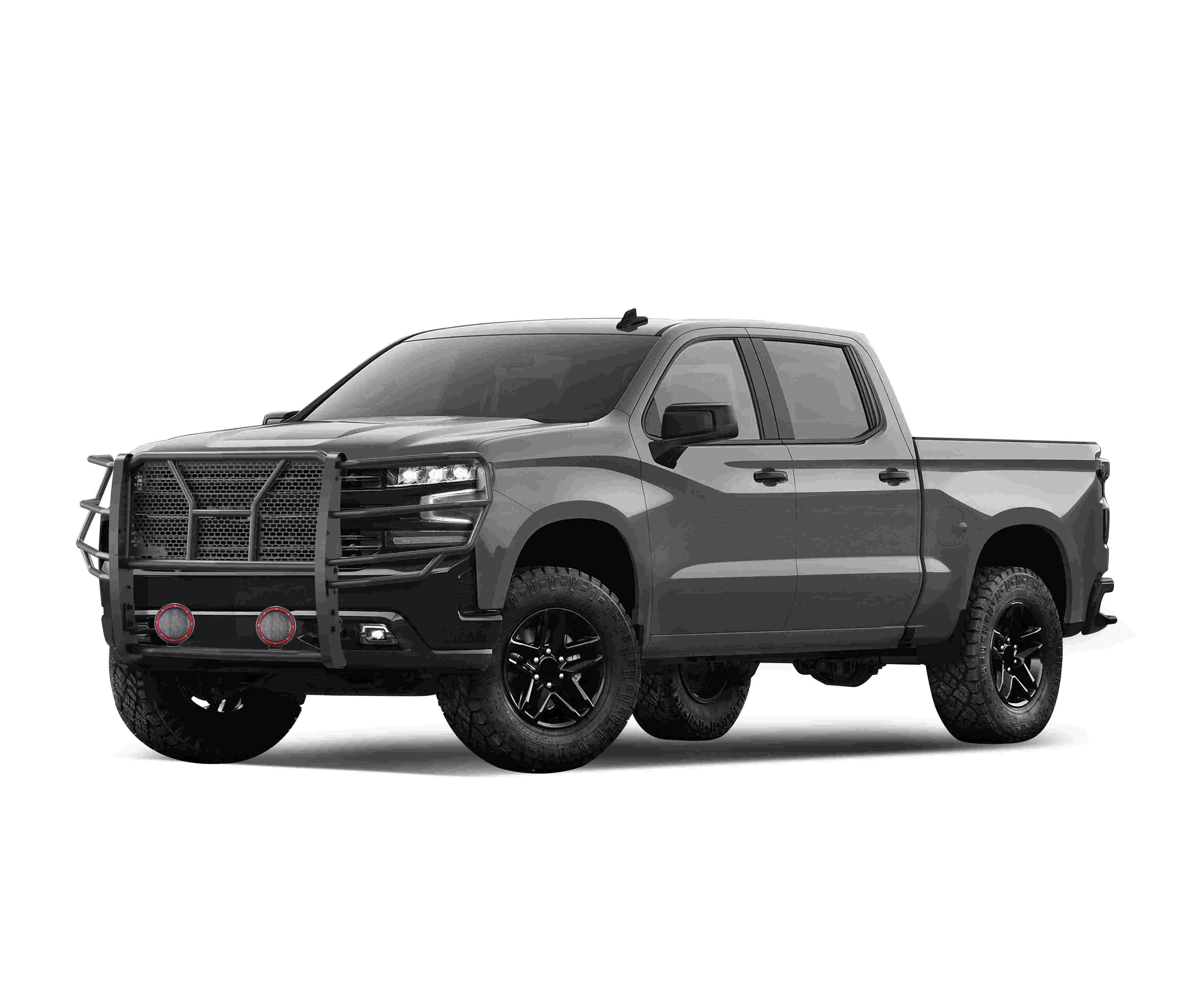 2019-2026 Chevrolet Silverado 1500 Rugged Heavy Duty Grille Guard Kit Modular | Black Horse Off Road - Image 3