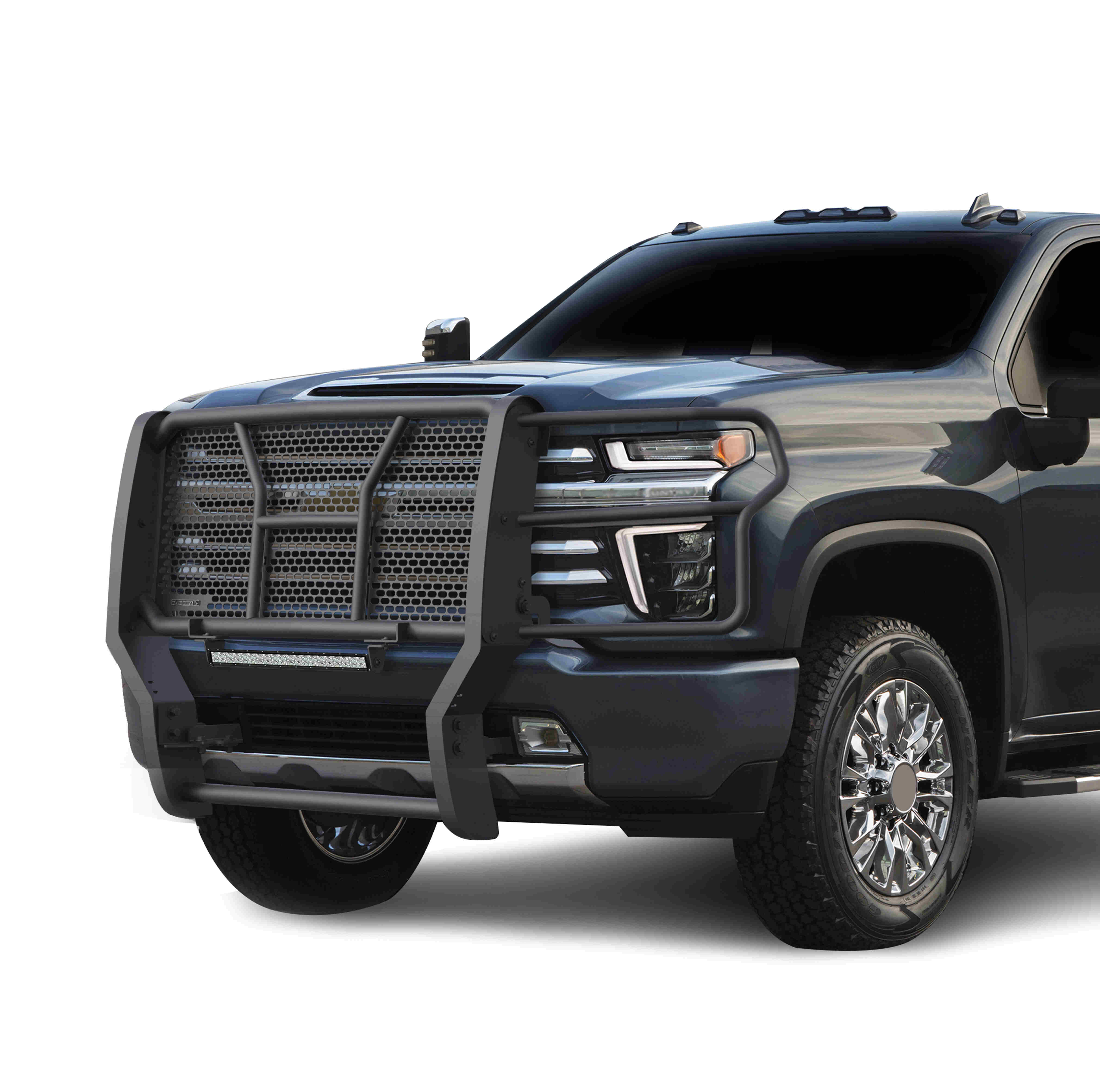2020-2026 Chevrolet Silverado 2500 Hd Rugged Heavy Duty Grille Guard Kit Modular | Black Horse Off Road - Image 3