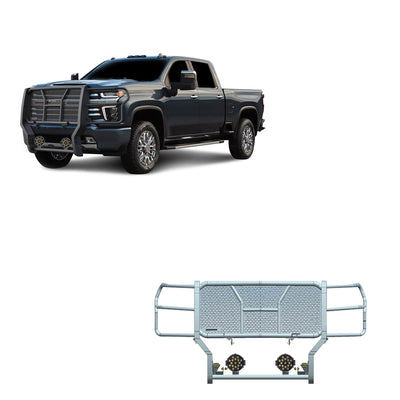 2020-2026 Chevrolet Silverado 2500 Hd Rugged Heavy Duty Grille Guard Kit Modular | Black Horse Off Road - Image 1