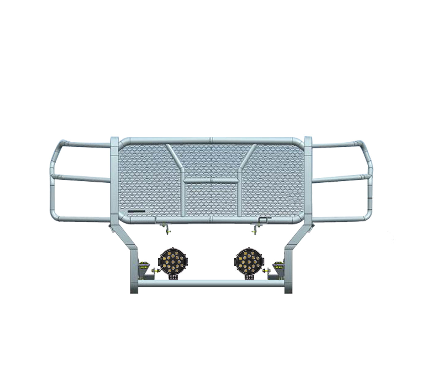 2020-2026 Chevrolet Silverado 2500 Hd Rugged Heavy Duty Grille Guard Kit Modular | Black Horse Off Road - Image 3