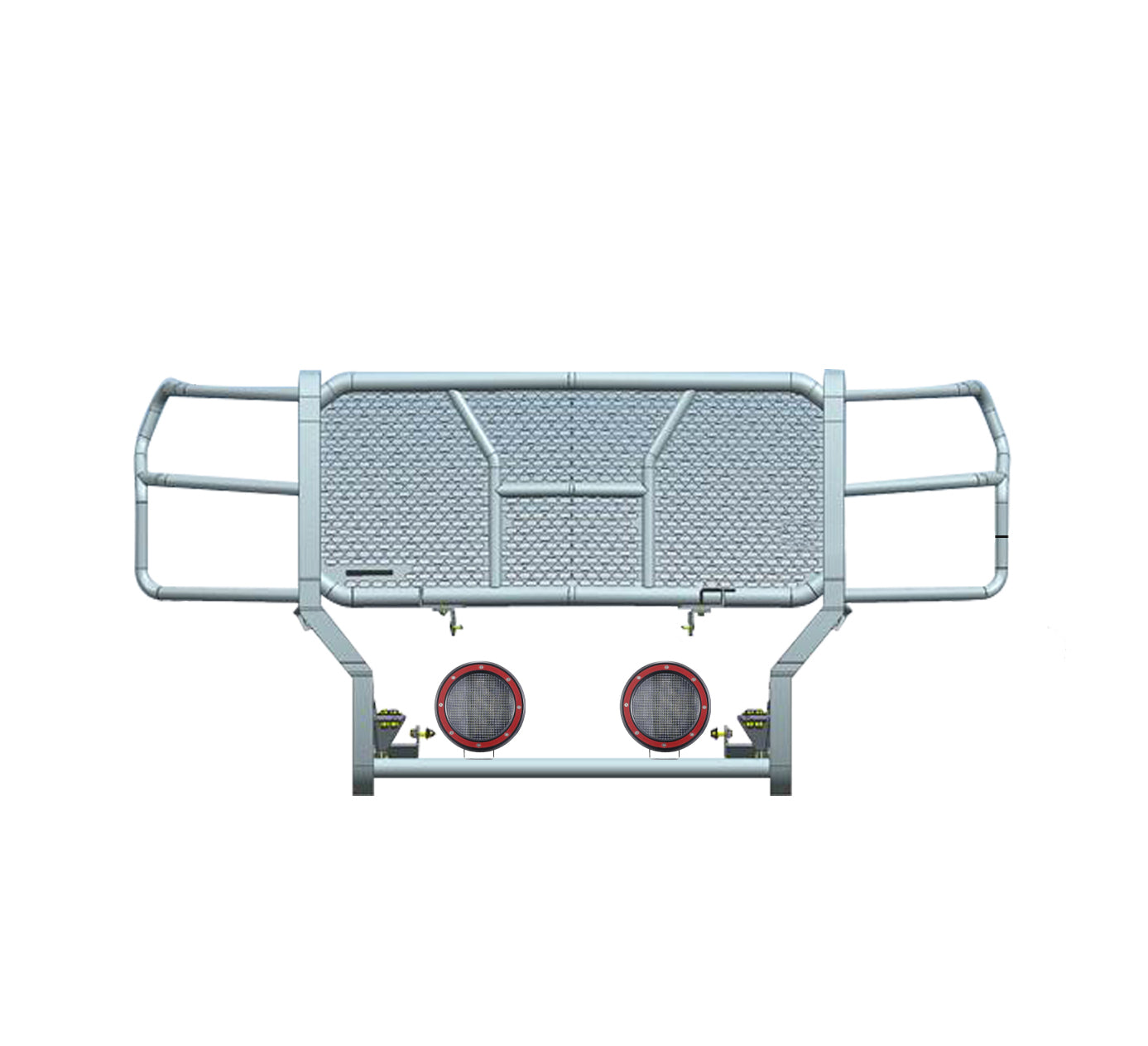 2020-2026 Chevrolet Silverado 2500 Hd Rugged Heavy Duty Grille Guard Kit Modular | Black Horse Off Road - Image 5