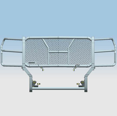 2020-2026 Chevrolet Silverado 2500 Hd Rugged Heavy Duty Grille Guard Kit Modular | Black Horse Off Road - Image 6