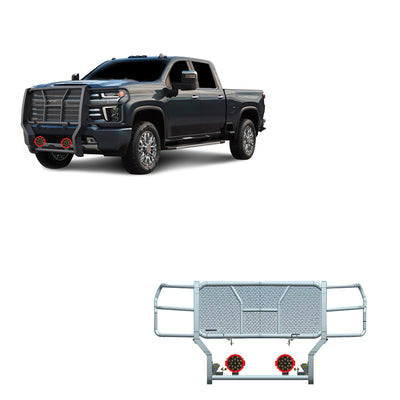2020-2026 Chevrolet Silverado 2500 Hd Rugged Heavy Duty Grille Guard Kit Modular | Black Horse Off Road - Image 1