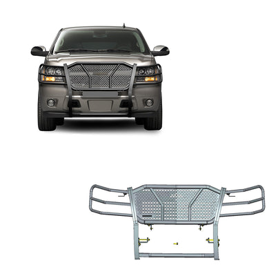 2007-2014 Chevrolet Avalanche Rugged Heavy Duty Grille Guard Modular | Black Horse Off Road - Image 1