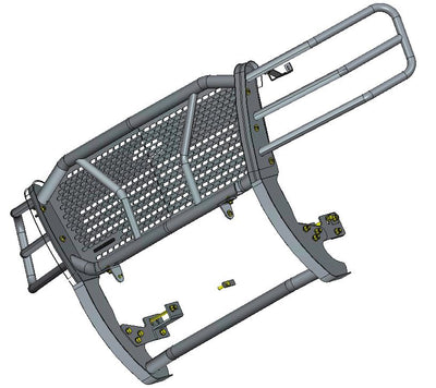 2007-2014 Chevrolet Avalanche Rugged Heavy Duty Grille Guard Modular | Black Horse Off Road - Image 6