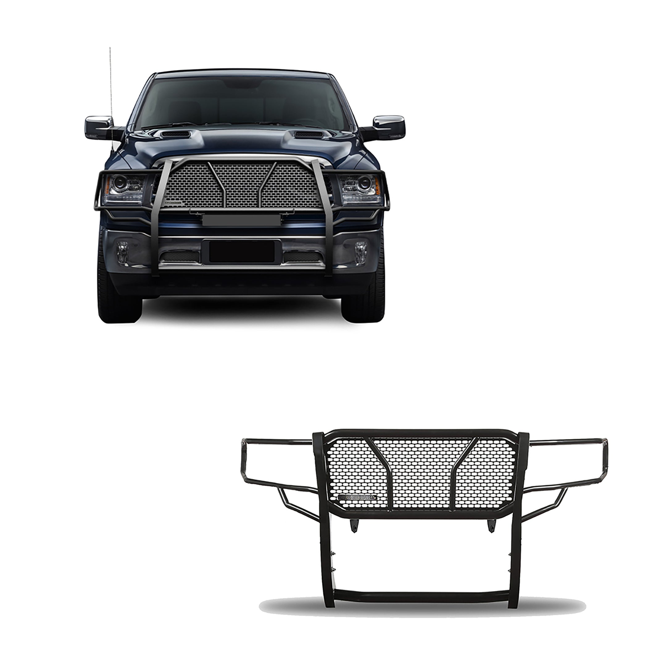 2009-2024 Dodge Ram 1500 Rugged Heavy Duty Grille Guard Modular | Black Horse Off Road - Image 1