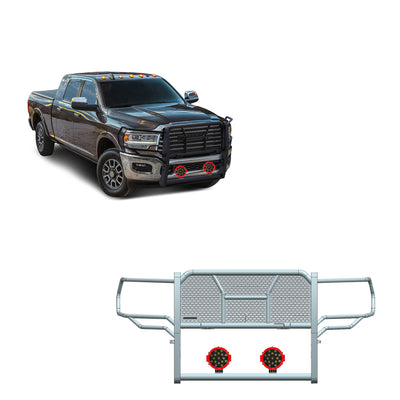 2019-2026 Dodge Ram 2500 Rugged Heavy Duty Grille Guard Kit Modular | Black Horse Off Road - Image 1