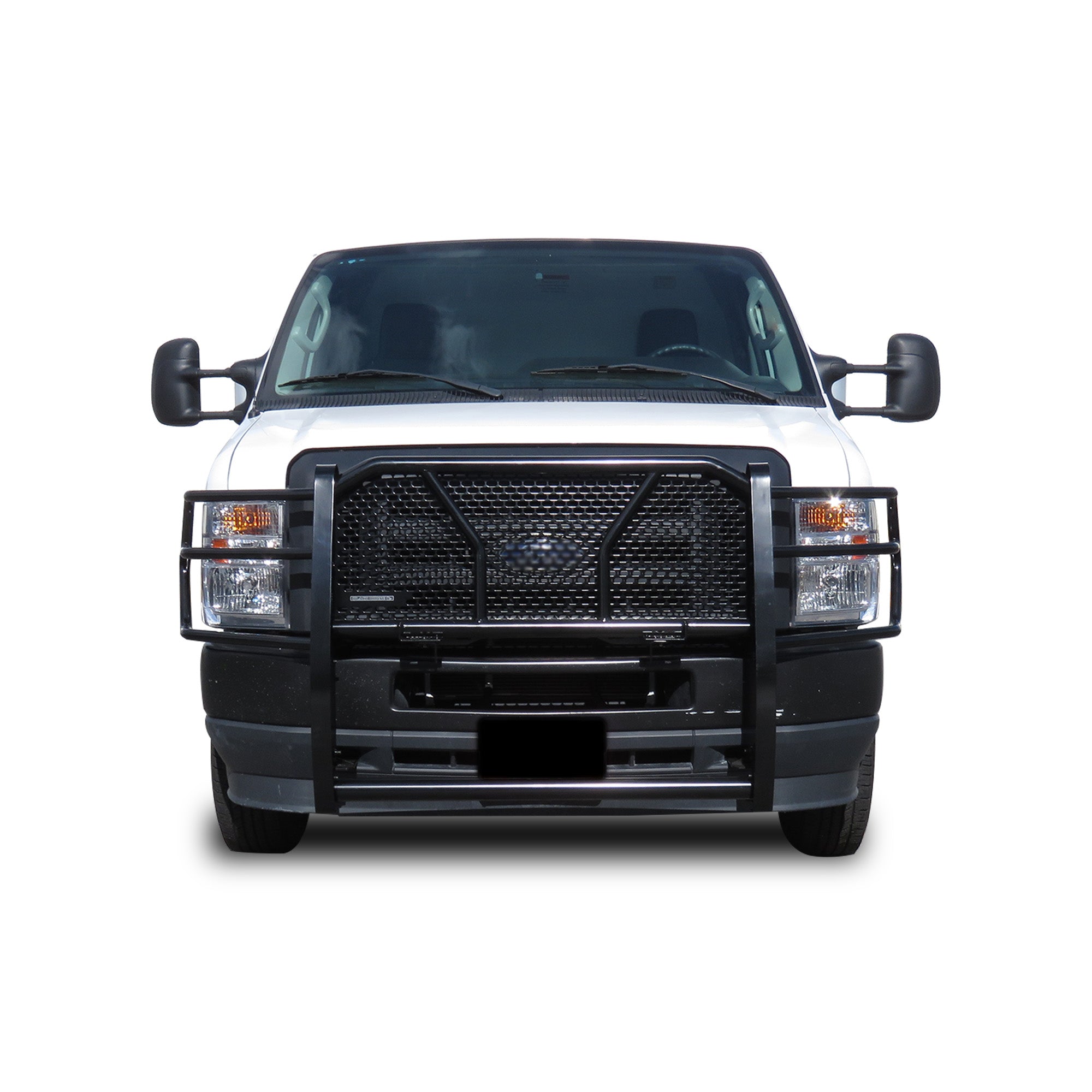 2015-2026 Ford E-350 Super Duty Rugged Heavy Duty Grille Guard Modular | Black Horse Off Road - Image 1