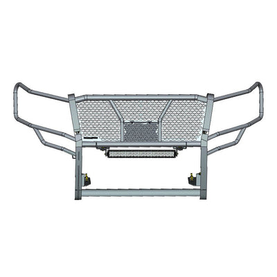 2018-2024 Ford Expedition Rugged Heavy Duty Grille Guard Kit Modular Includes 20" Double Row LED Light | Black Horse Off Road - Image 5