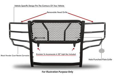 2015-2020 Ford F-150 Rugged Heavy Duty Grille Guard Modular | Black Horse Off Road - Image 9