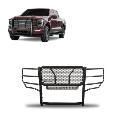 2021-2026 Ford F-150 Rugged Heavy Duty Grille Guard Kit Modular | Black Horse Off Road - Image 1