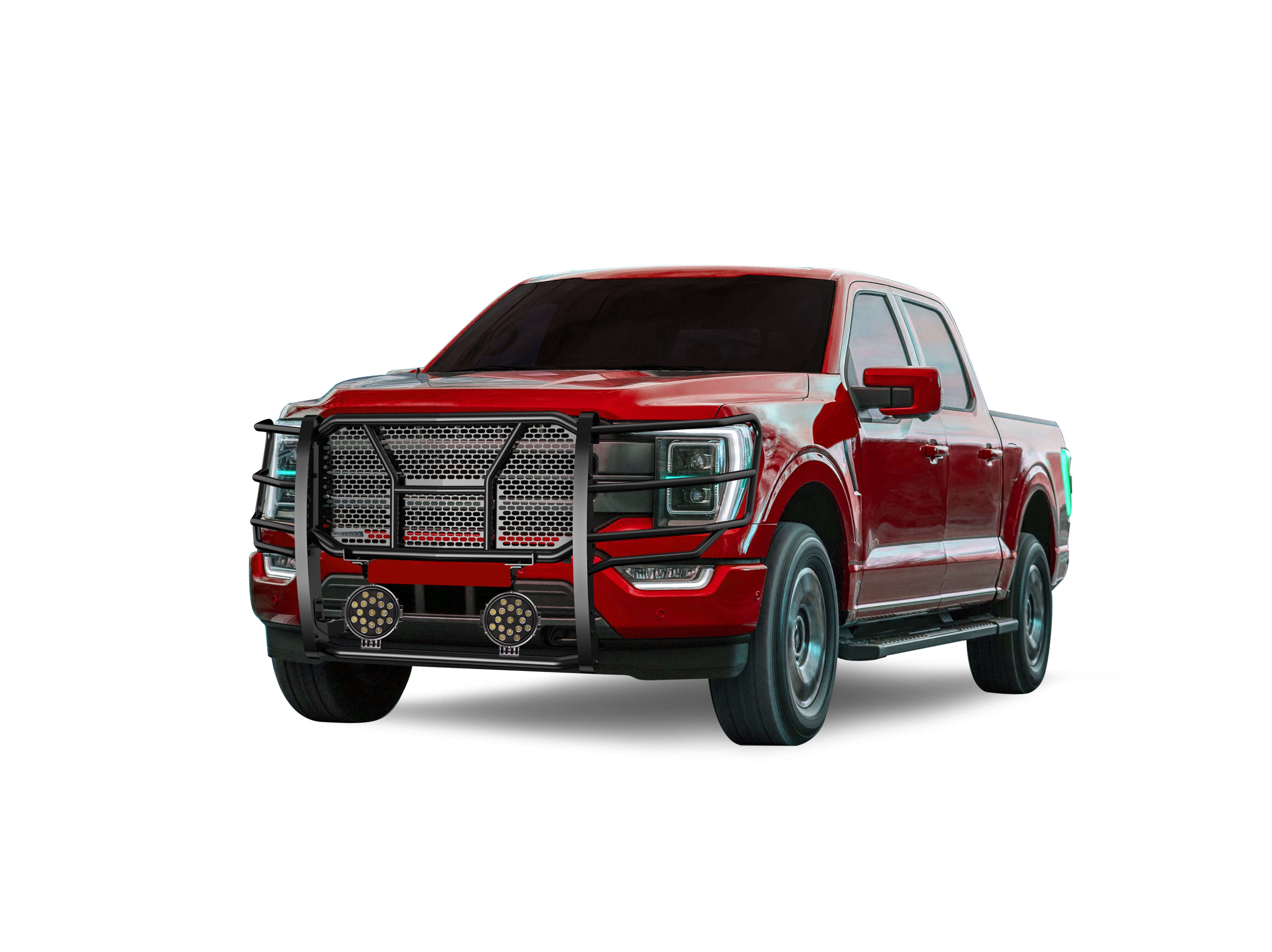 2021-2026 Ford F-150 Rugged Heavy Duty Grille Guard Kit Modular | Black Horse Off Road - Image 3