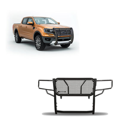 2019-2023 Ford Ranger Rugged Heavy Duty Grille Guard Modular | Black Horse Off Road - Image 1