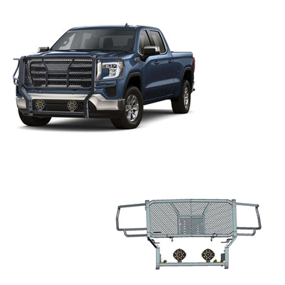 2020-2026 Gmc Sierra 2500 Hd Rugged Heavy Duty Grille Guard Kit Modular | Black Horse Off Road - Image 1