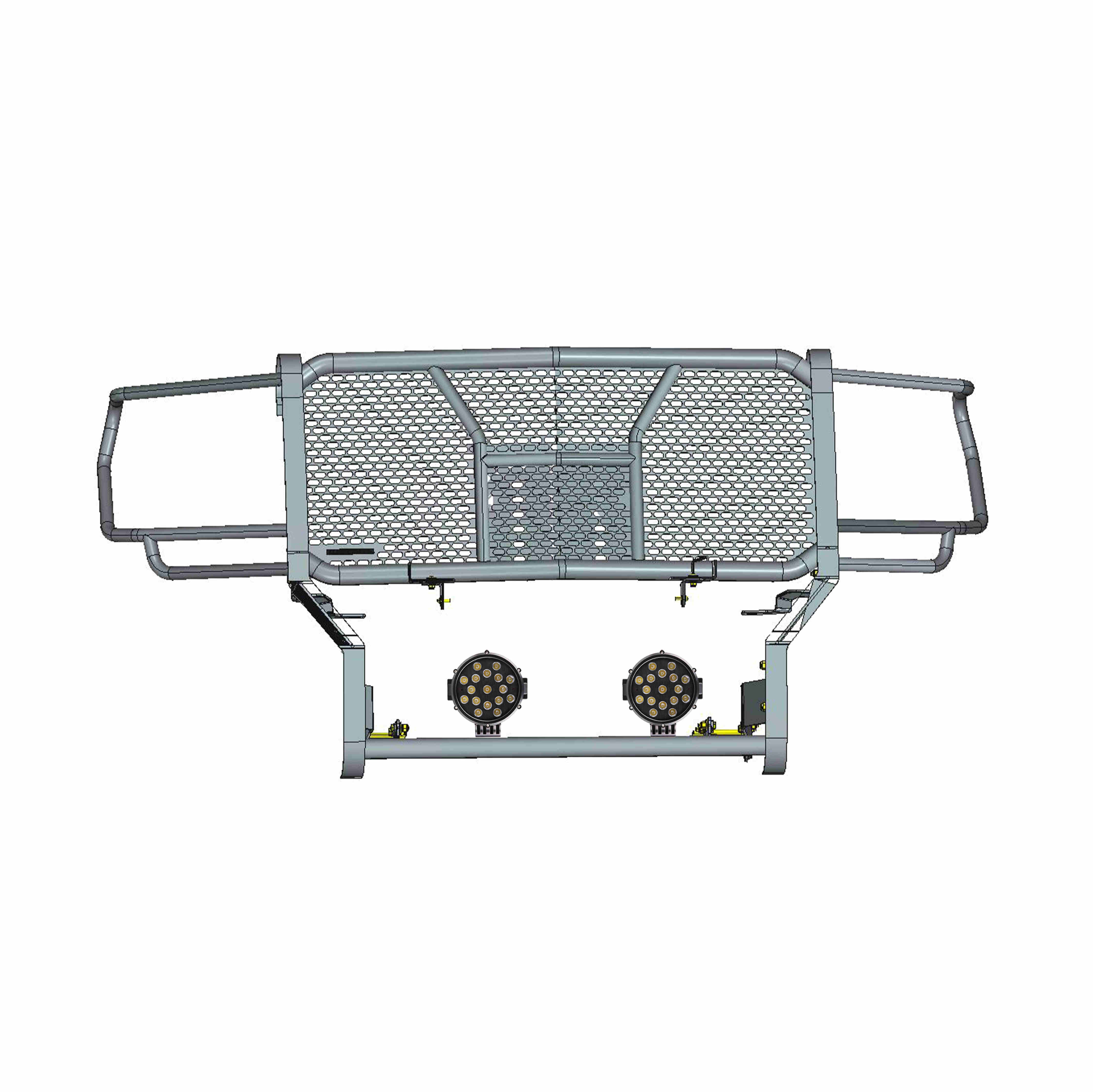2020-2026 Gmc Sierra 2500 Hd Rugged Heavy Duty Grille Guard Kit Modular | Black Horse Off Road - Image 4