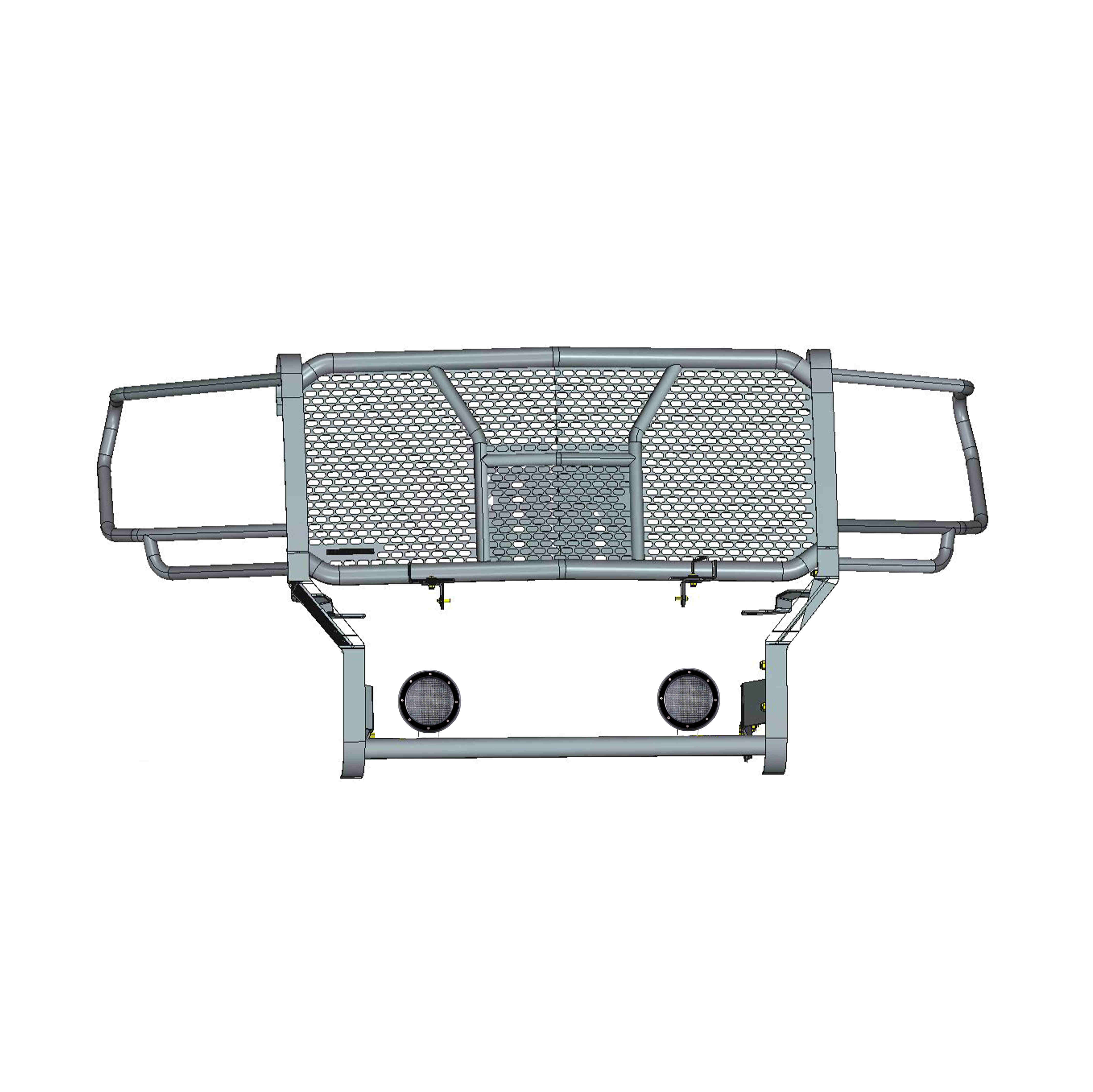 2020-2026 Gmc Sierra 2500 Hd Rugged Heavy Duty Grille Guard Kit Modular | Black Horse Off Road - Image 4