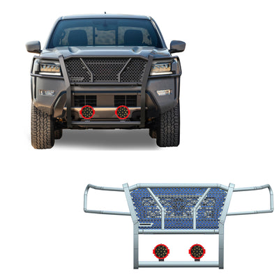 2022-2024 Nissan Frontier Rugged Heavy Duty Grille Guard Kit Modular | Black Horse Off Road - Image 1