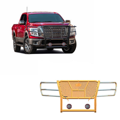 2017-2024 Nissan Titan Rugged Heavy Duty Grille Guard Kit Modular | Black Horse Off Road - Image 1