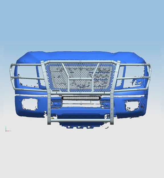 2017-2024 Nissan Titan Xd Rugged Heavy Duty Grille Guard Kit Modular | Black Horse Off Road - Image 5