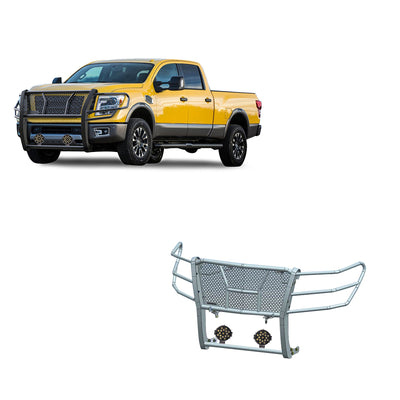 2017-2024 Nissan Titan Xd Rugged Heavy Duty Grille Guard Kit Modular | Black Horse Off Road - Image 1