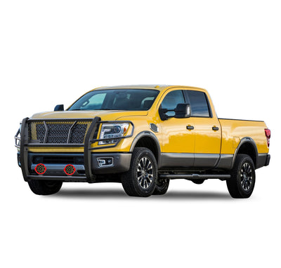 2017-2024 Nissan Titan Xd Rugged Heavy Duty Grille Guard Kit Modular | Black Horse Off Road - Image 2